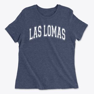 Las Lomas Elementary School Varsity Arch Women's Cotton T-Shirt