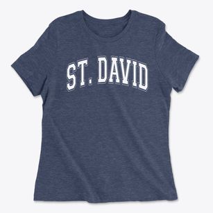 Saint David School Varsity Arch Women's Cotton T-Shirt