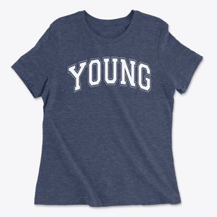 Young Elementary School Varsity Arch Women's Cotton T-Shirt