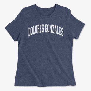 Dolores Gonzales Elementary School Varsity Arch Women's Cotton T-Shirt