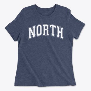 North Elementary School Varsity Arch Women's Cotton T-Shirt