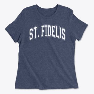 Saint Fidelis School Varsity Arch Women's Cotton T-Shirt