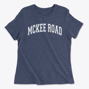 Mckee Road Elementary School Varsity Arch Women's Cotton T-Shirt