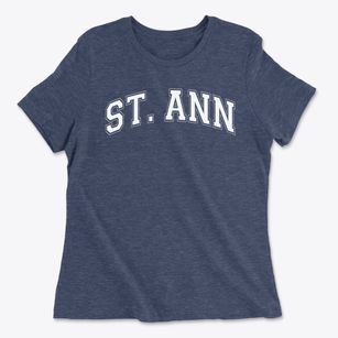Saint Ann Catholic School Varsity Arch Women's Cotton T-Shirt