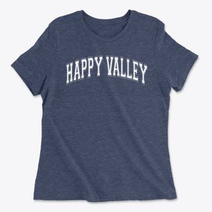 Happy Valley Elementary School Varsity Arch Women's Cotton T-Shirt
