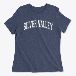 Silver Valley Elementary School Varsity Arch Women's Cotton T-Shirt