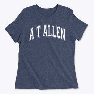 A T Allen Elementary School Varsity Arch Women's Cotton T-Shirt