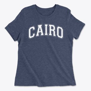 Cairo Elementary School Varsity Arch Women's Cotton T-Shirt