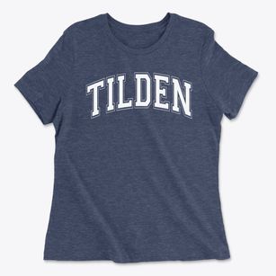 Tilden Elementary School Varsity Arch Women's Cotton T-Shirt