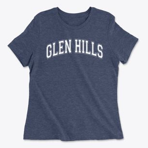 Glen Hills Elementary School Varsity Arch Women's Cotton T-Shirt
