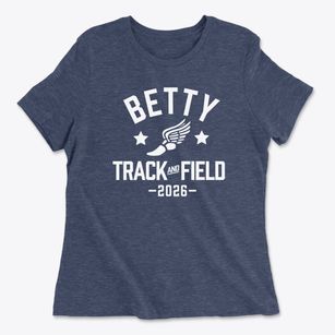 Betty Jean Schmalz Elementary School Track and Field Women's Cotton T-Shirt