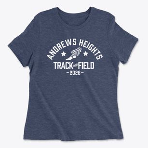 Andrews Heights Elementary School Track and Field Women's Cotton T-Shirt
