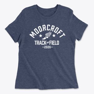 Moorcroft Elementary School Track and Field Women's Cotton T-Shirt