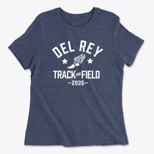 Del Rey Elementary School Track and Field Women's Cotton T-Shirt
