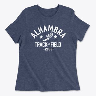 Alhambra High School Track and Field Women's Cotton T-Shirt