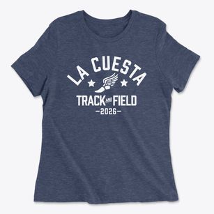 La Cuesta Continuation High School Track and Field Women's Cotton T-Shirt