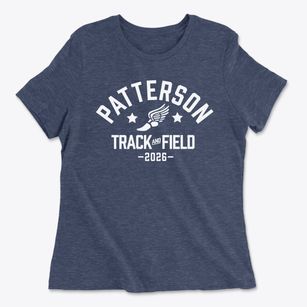 Patterson Elementary School Track and Field Women's Cotton T-Shirt