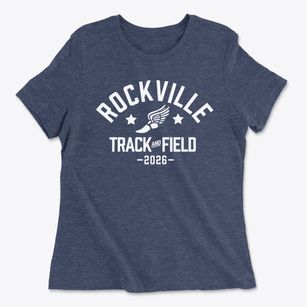 Rockville High School Track and Field Women's Cotton T-Shirt