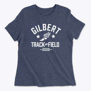 Gilbert School Track and Field Women's Cotton T-Shirt