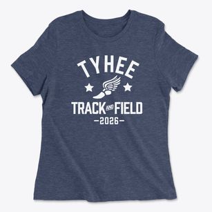Tyhee Elementary School Track and Field Women's Cotton T-Shirt