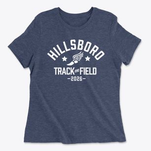 Hillsboro Junior High School Track and Field Women's Cotton T-Shirt