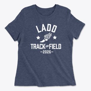 Ladd Community Consolidated School Track and Field Women's Cotton T-Shirt