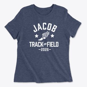 Jacob Elementary School Track and Field Women's Cotton T-Shirt