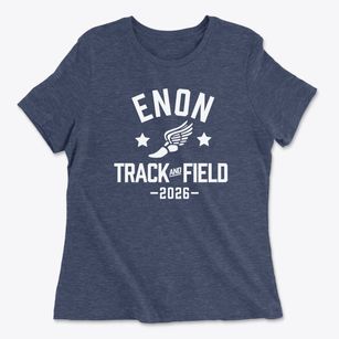 Enon Elementary School Track and Field Women's Cotton T-Shirt
