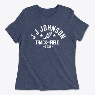 J J Johnson Elementary School Track and Field Women's Cotton T-Shirt