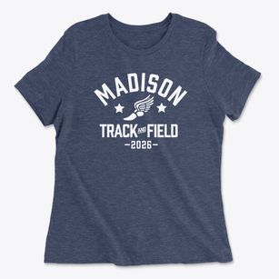 Madison High School Track and Field Women's Cotton T-Shirt