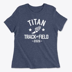Titan Academy Track and Field Women's Cotton T-Shirt