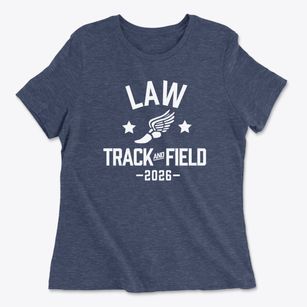 Law Middle School Track and Field Women's Cotton T-Shirt
