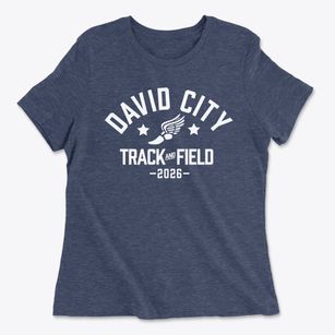 David City Elementary School Track and Field Women's Cotton T-Shirt