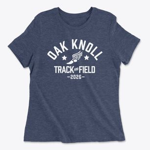 Oak Knoll Elementary School Track and Field Women's Cotton T-Shirt