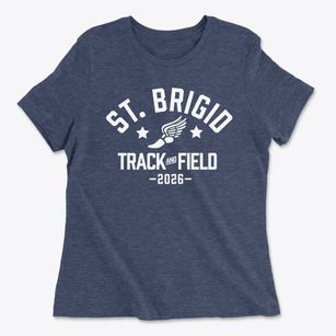 Saint Brigid School Track and Field Women's Cotton T-Shirt