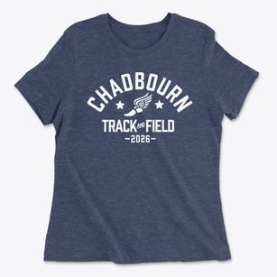 Chadbourn Elementary School Track and Field Women's Cotton T-Shirt