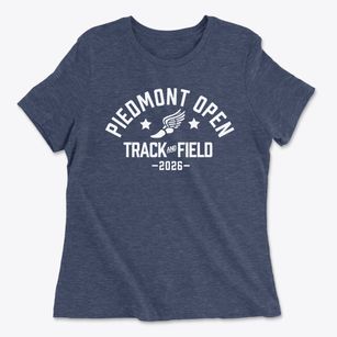 Piedmont Open Middle School Track and Field Women's Cotton T-Shirt