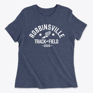 Robbinsville Middle School Track and Field Women's Cotton T-Shirt