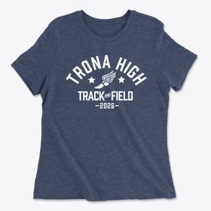 Trona High Track and Field Women's Cotton T-Shirt