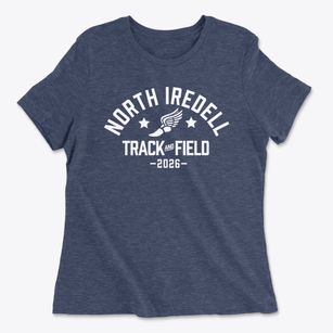 North Iredell Middle School Track and Field Women's Cotton T-Shirt