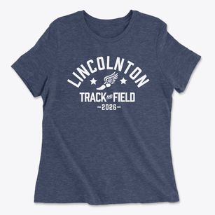 Lincolnton High School Track and Field Women's Cotton T-Shirt