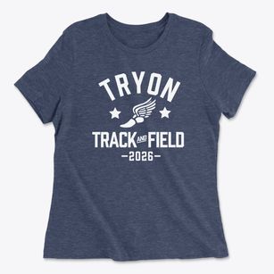 Tryon Middle School Track and Field Women's Cotton T-Shirt