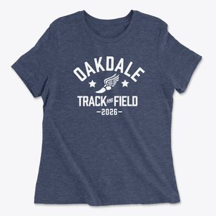 Oakdale Elementary School Track and Field Women's Cotton T-Shirt