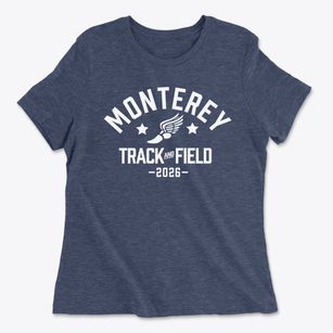 Monterey Elementary School Track and Field Women's Cotton T-Shirt
