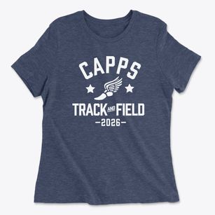 Capps Middle School Track and Field Women's Cotton T-Shirt
