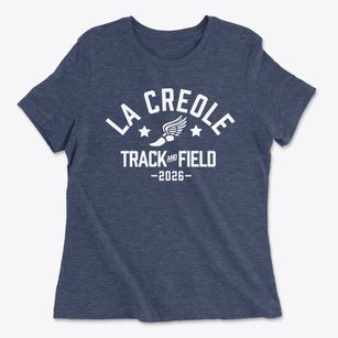 La Creole Middle School Track and Field Women's Cotton T-Shirt