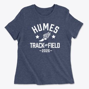 L.c. Humes High School Track and Field Women's Cotton T-Shirt