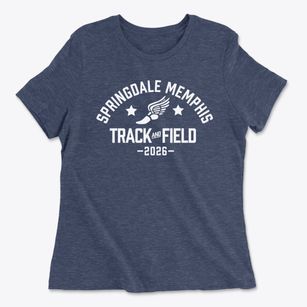 Springdale Memphis Magnet School Track and Field Women's Cotton T-Shirt