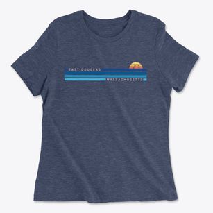East Douglas Massachusetts Water View Women's Cotton T-Shirt