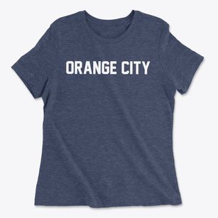 Orange City Iowa Classic Block Women's Cotton T-Shirt
